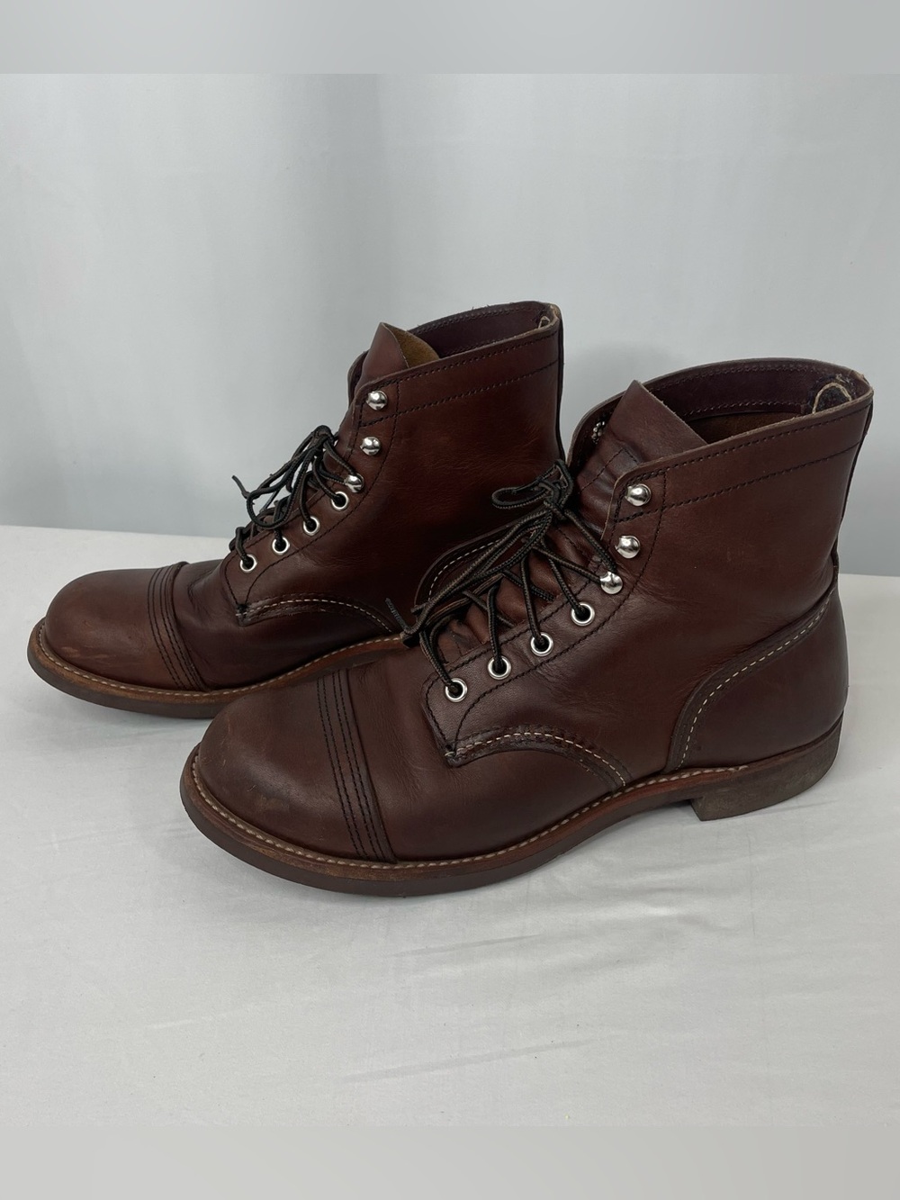 Red Wing Iron Ranger 8111 Boots 9D Amber Harness Leather USA Heritage